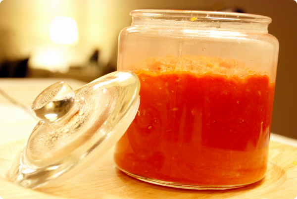 Tomate frito natural