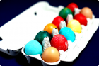 Divertidos Huevos de Pascua de colores