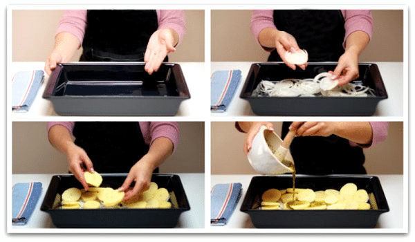 Prepara todos los ingrediente para hacer le Besugo la horno