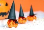 Bruja de Halloween de palomitas