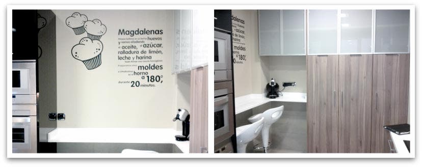 Nuestras cocinas: con vinilos divertidos