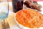 Aderezo de tomate caliente para carnes a la barbacoa