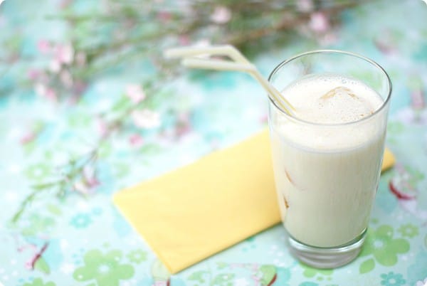 Batido de helado de vainilla Batido de helado de vainilla