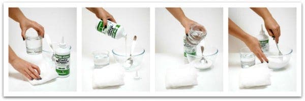 Fantasma de gasa: prepara la cola de carpintero al 50% con agua Fantasma de gasa: prepara la cola de carpintero al 50% con agua