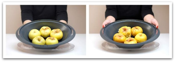 Manzanas al vapor
