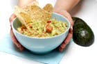 Nachos con guacamole