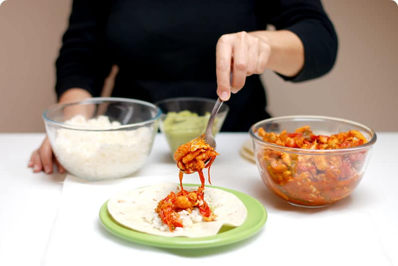 ¿Cómo preparar fajitas de pollo?