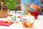 Agua infusionada con frutas para el verano