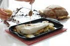 Merluza al horno con patatas confitadas