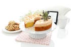 Bizcocho húmedo de naranja y merengue con coco en Thermomix®