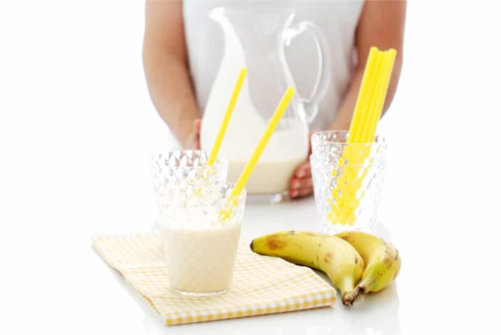 Batido de plátano en 1 minutos. Súper refrescante.