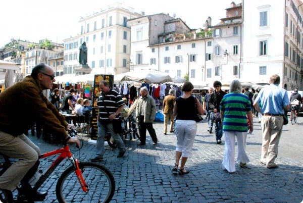 Campo Fiori en Roma