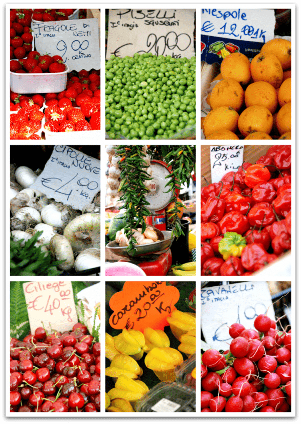 Campo de Fiori en Roma