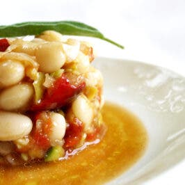 Ensalada de judias blancas
