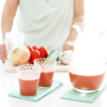 Gazpacho de fresas