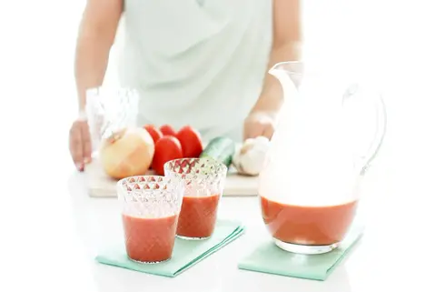 Gazpacho de fresas