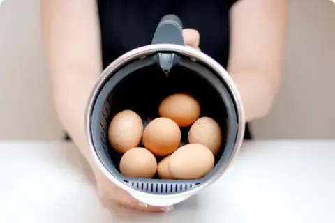 Cómo cocer huevos en Thermomix