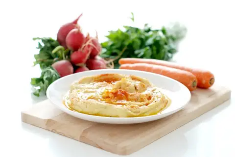 Hummus de garbanzo con thermomix en 1 minuto