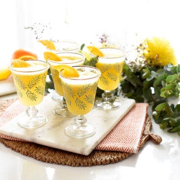 Cóctel mimosa