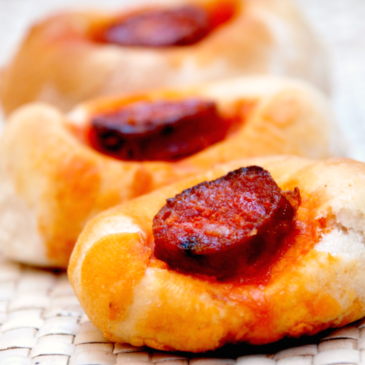Pan con chorizo