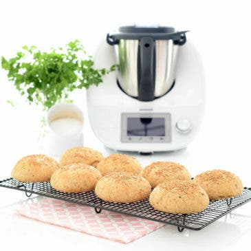 Pan de hamburguesa con Thermomix®