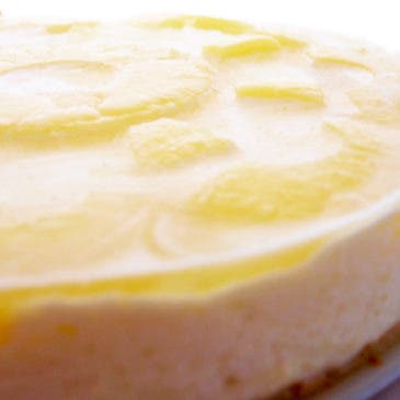 Tarta semifría de piña