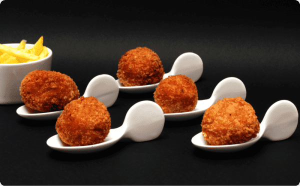 Croquetas de langostinos y salmón