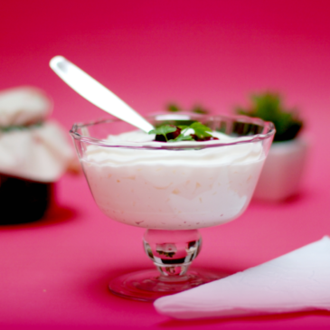 Yogur: Mousse de yogur griego y queso