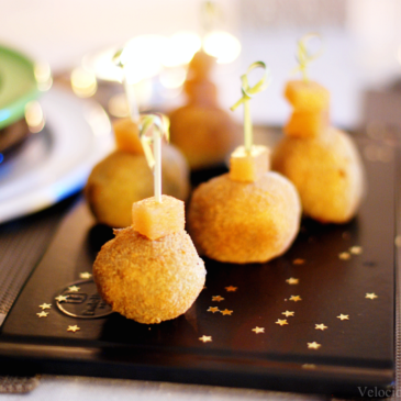 Croquetas de Cabrales con salsa de membrillo