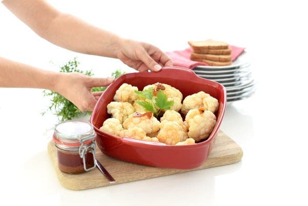 Coliflor al vapor con ajada, en Thermomix®