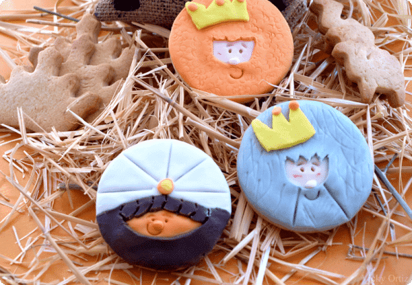 Galletas de Reyes Magos, caseras