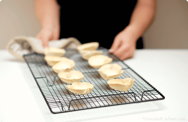 Tartaletas de pan de molde caseros, un truco práctico