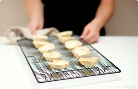 Tartaletas de pan de molde caseros, un truco pr&aacute;ctico