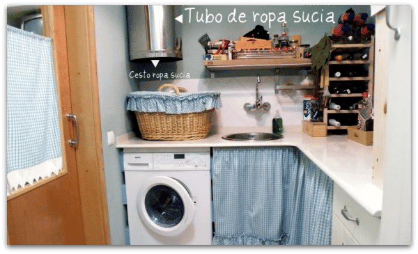 Cocina en colores claros: el cuarto despensa