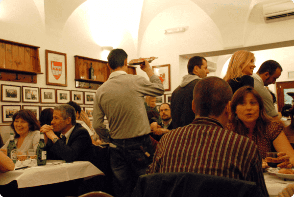 Roma: Trattoria "La Montecarlo"