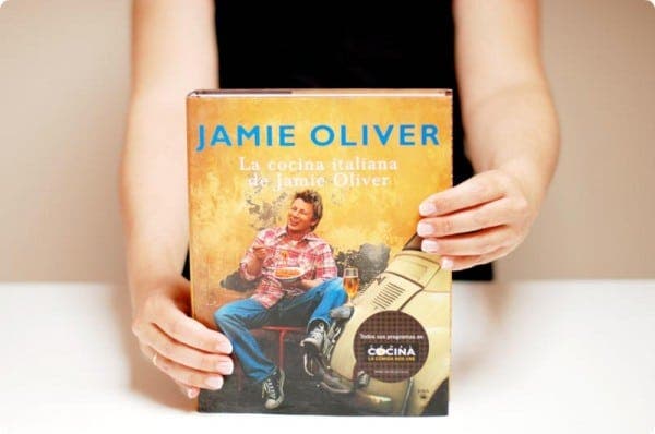 El libro de Jamie Oliver de cocina Italiana