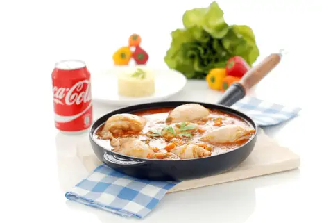 Pollo a la CocaCola con cusc&uacute;s