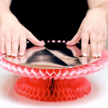 Sirve tartas de papel o paper cake stand