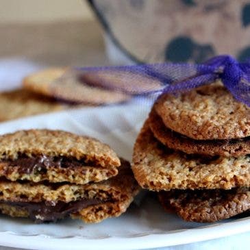 Galletas de avena con chocolate