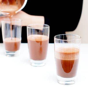 Batido de Horchata de Valencia con chocolate