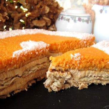 Tarta de zanahoria y coco