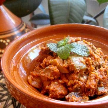 Ensalada Marroquí de calabacín y berenjena