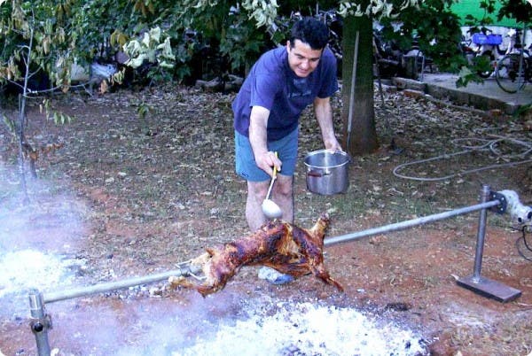 Cordero a la brasa para toda la familia