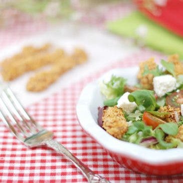 Ensalada de pollo y ricota