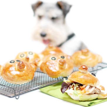 Pan de hamburguesa para niños