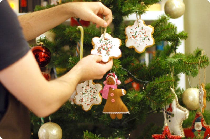 Galletas para el árbol de Navidad