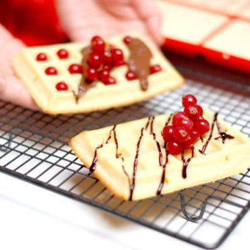 Gofres al horno, dulces o salados