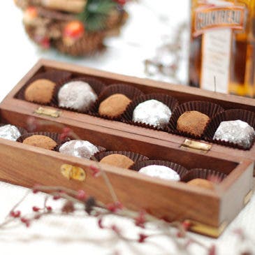 Trufas de chocolate al Cointreau