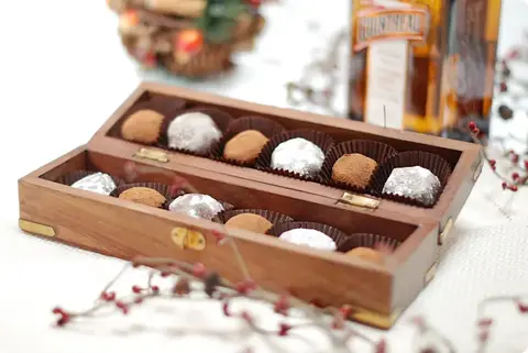 Trufas de chocolate al Cointreau