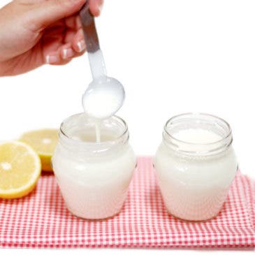Yogur líquido de limón